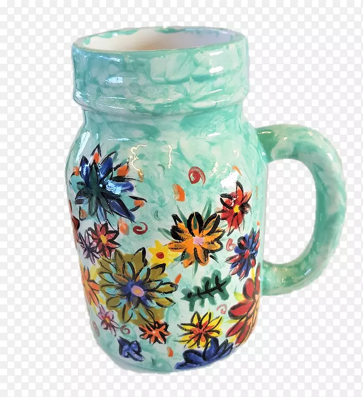 陶瓷花瓶水彩画