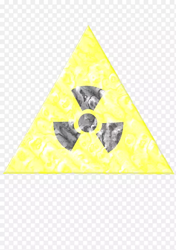 三角形危险废物符号形象.有毒旗帜