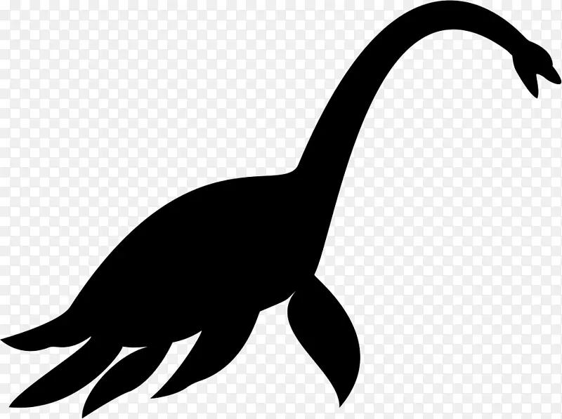 蛇颈龙弹性龙剪贴画图形png图片恐龙