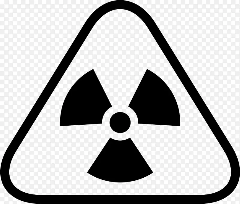 辐射放射性衰变危险符号图例摄影.辐照