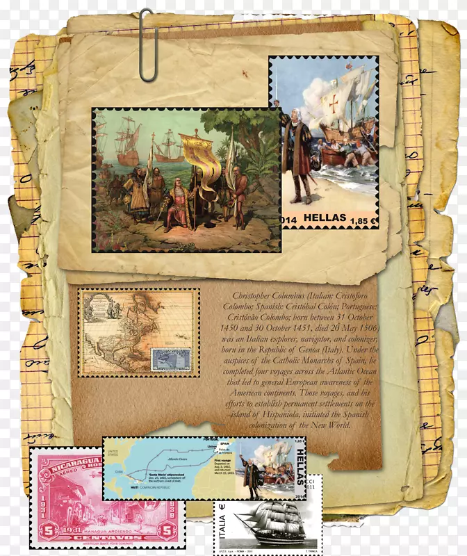 探索北美的新世界图片集-雅典邮票