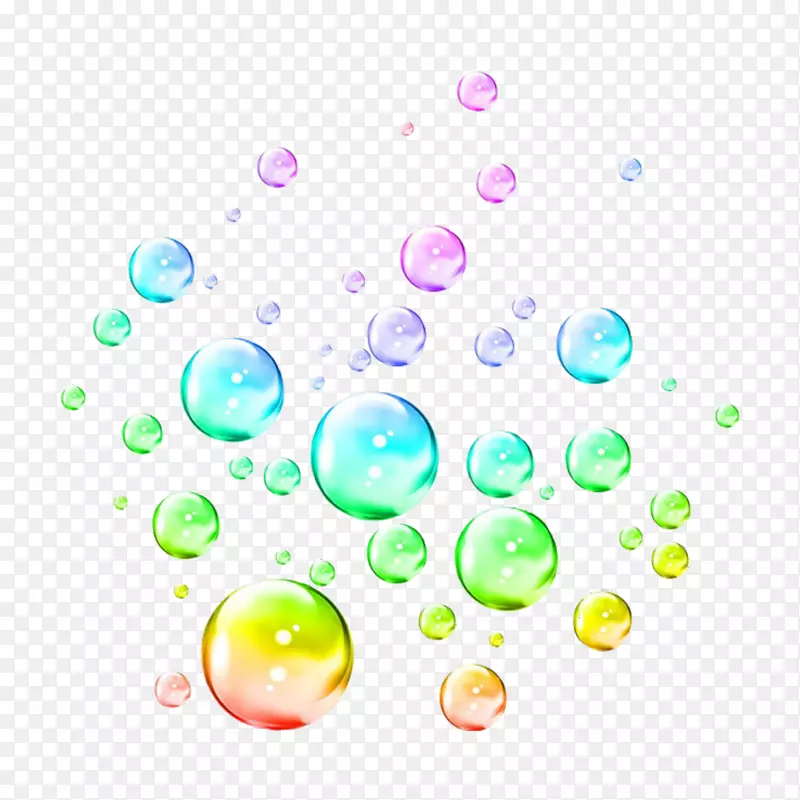 肥皂泡沫摄影彩虹图像插图-彩虹