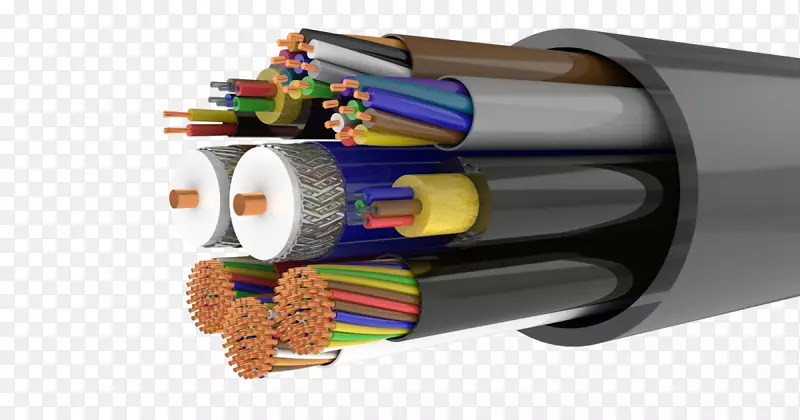 电缆、电力电缆、电视电线.电缆模型