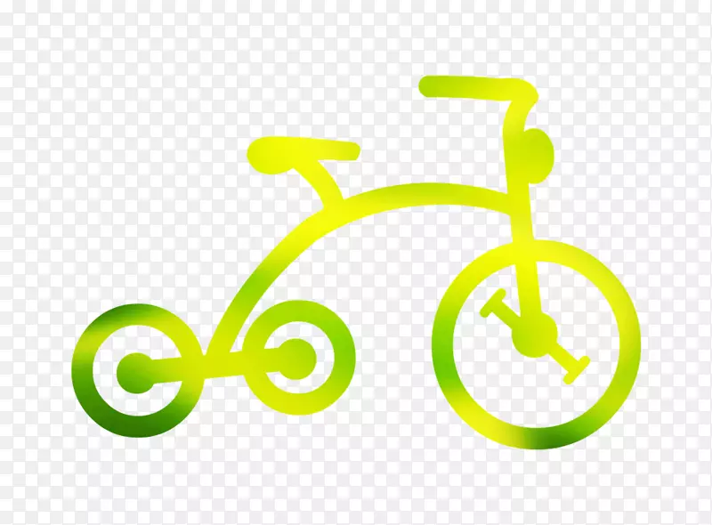 自行车绿色产品设计剪贴画