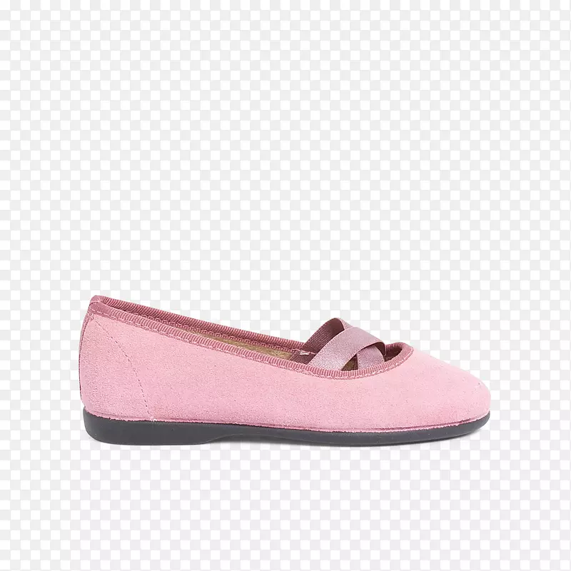 滑鞋绒面粉红m步行-bambina横幅