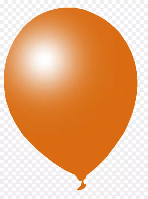 气球橙色S.A.-彩带