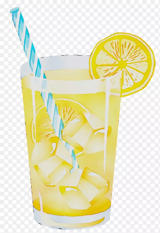 橙汁鸡尾酒装饰哈维·沃班格柠檬