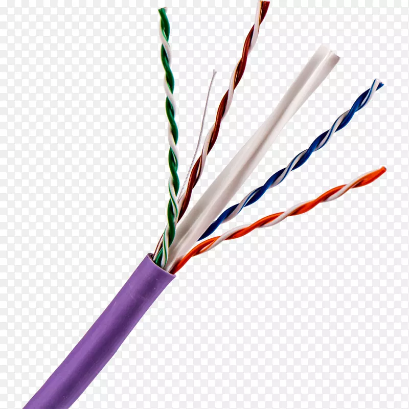 网络电缆双绞线第6类电缆第5类电缆CAT5e符号