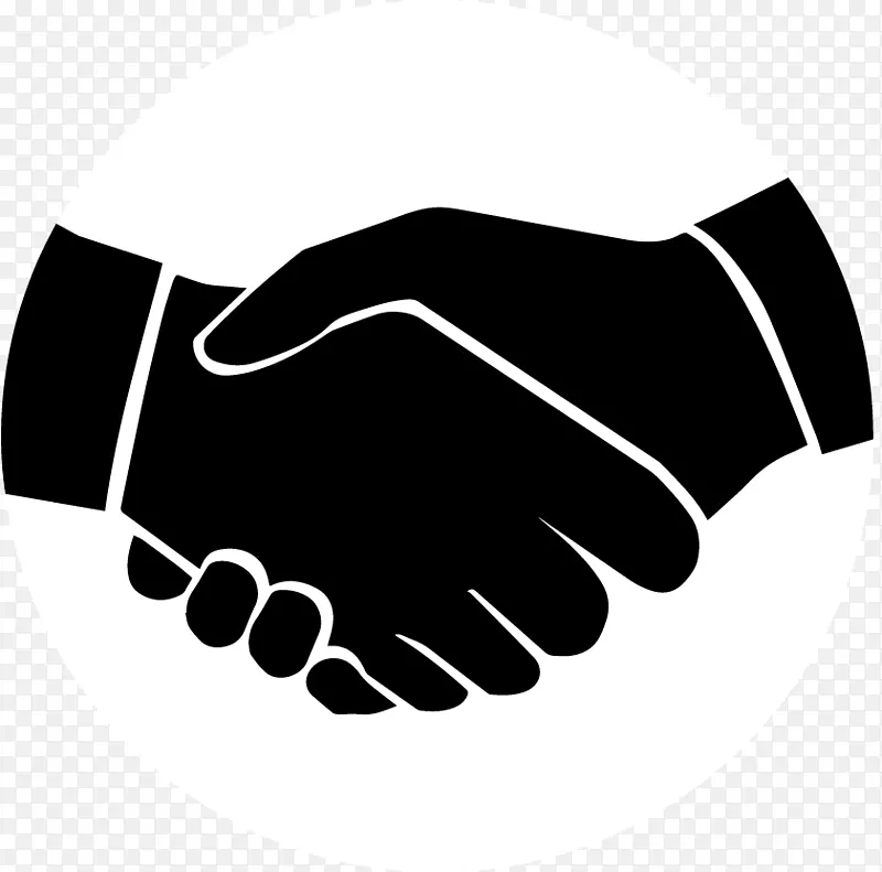 合作握手剪贴画业务合作伙伴-企业