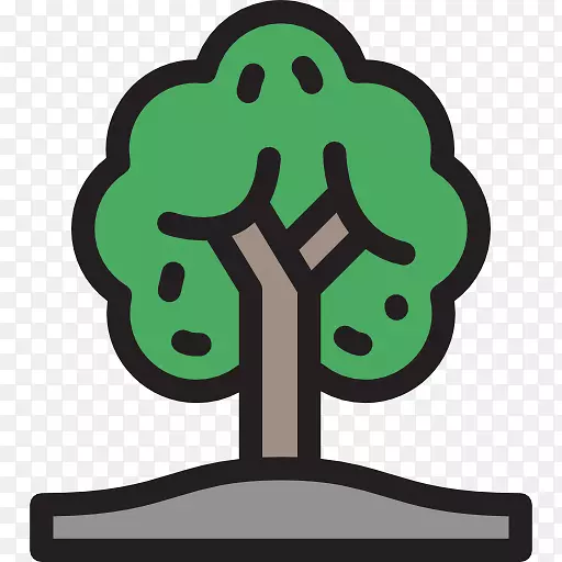 可伸缩图形计算机图标剪贴画Arboles/树-树