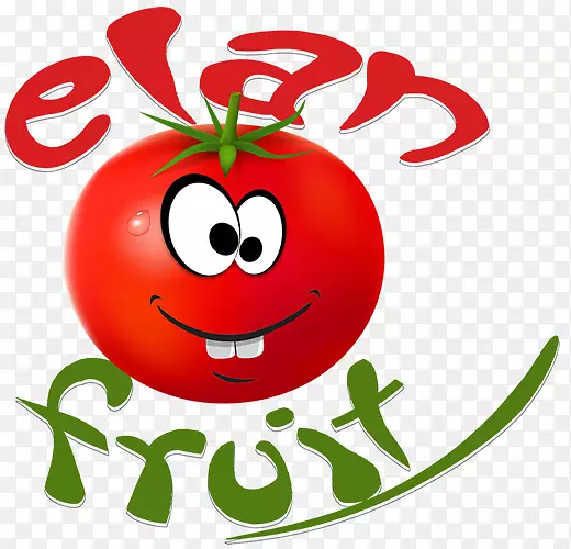 番茄微笑水果食品-番茄