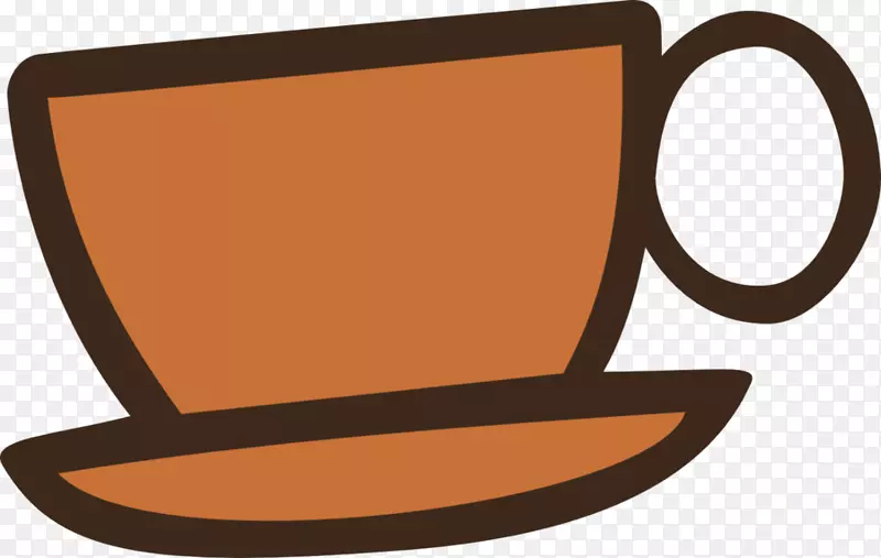 茶夹艺术咖啡杯可爱的标志十字军-茶