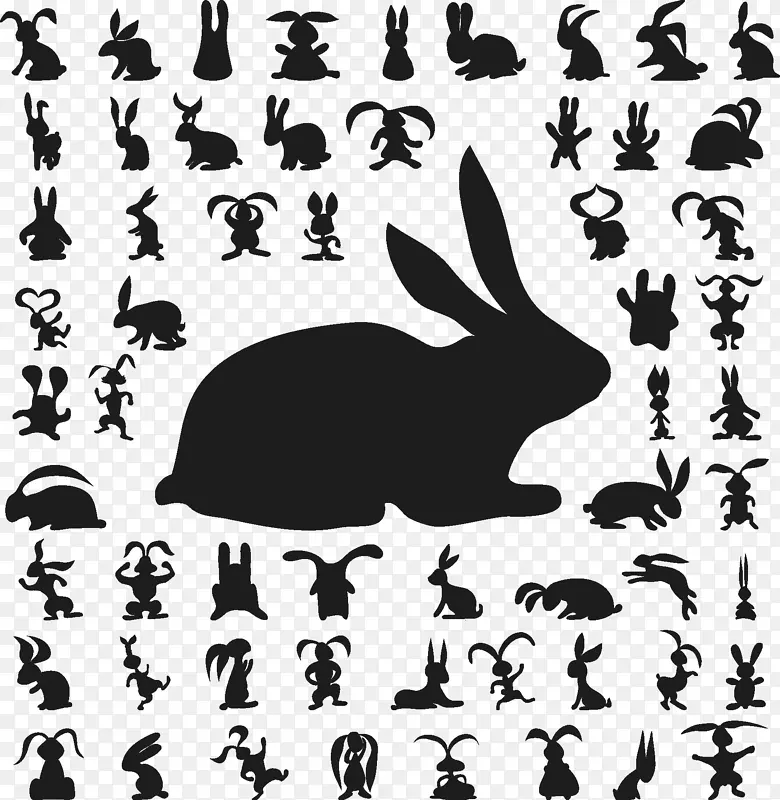 图形欧洲兔剪贴画免版税兔