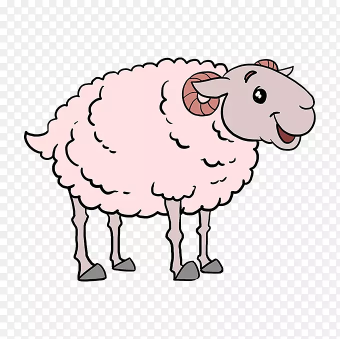 雅各布羊画图像插图牧羊人-谷仓按钮