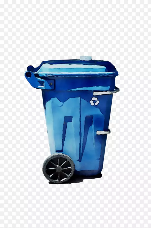 垃圾桶和废纸篮塑料制品钴蓝