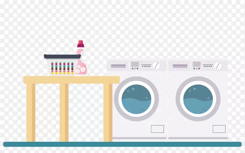 产品设计品牌洗衣店-自助洗衣店信息图表