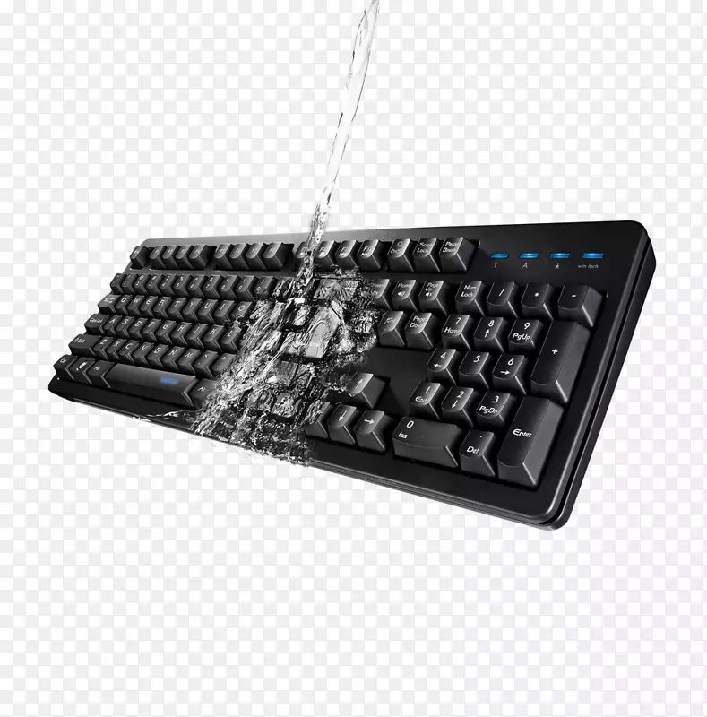 电脑键盘电脑鼠标i-Rocks k10 i-Rocks可清洗键盘irk32w-bk-可用性按钮
