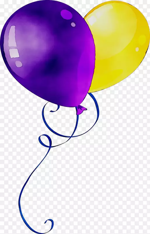 气球剪贴画产品设计紫色线