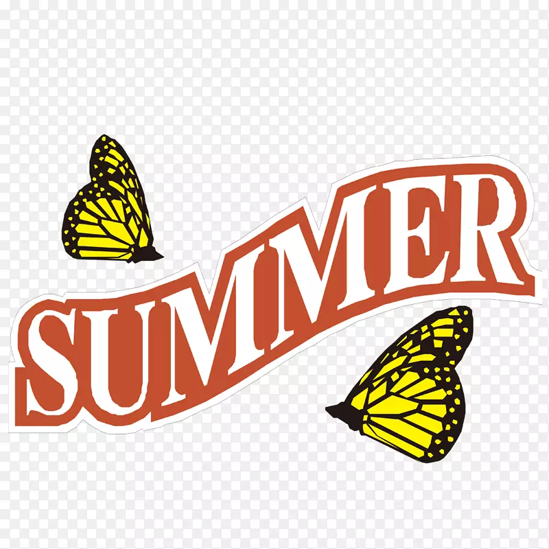 蝴蝶标志字体设计品牌
