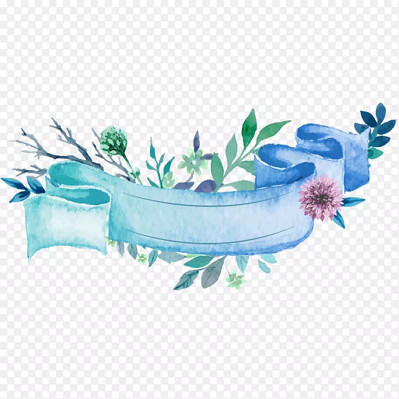 水彩画：花卉水彩画花卉设计png图片形象绘画