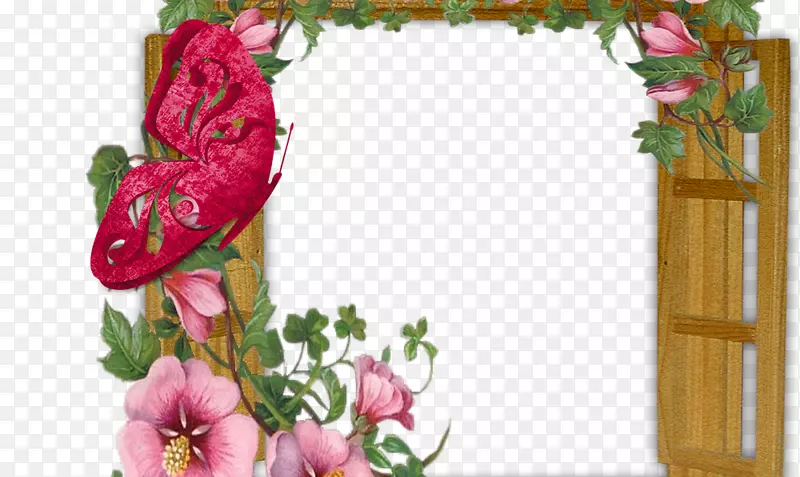 画框花卉图像剪贴画边框