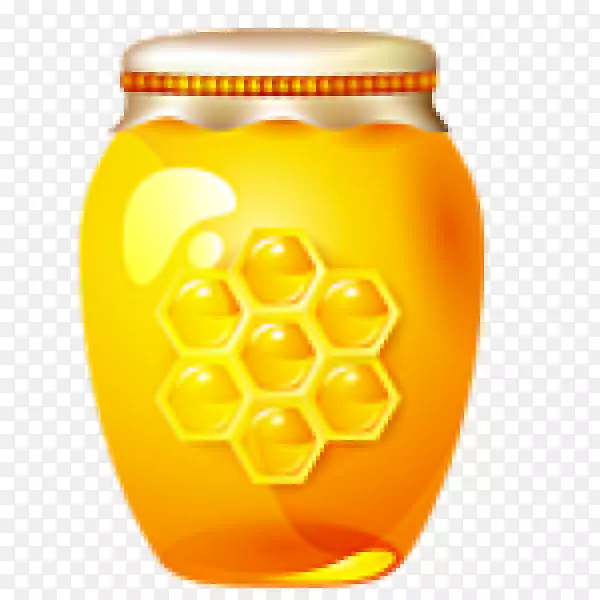 西方蜜蜂剪贴画蜂箱罐
