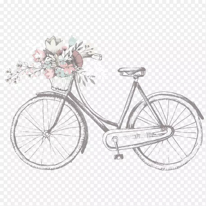 自行车车轮自行车车架自行车马鞍道路自行车-自行车