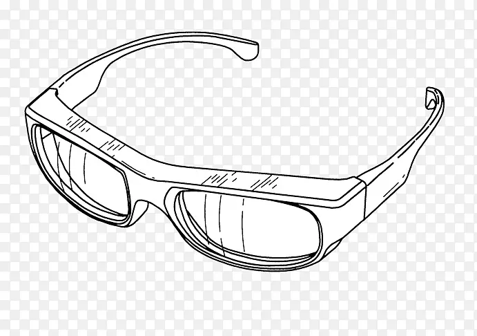 护目镜眼镜绘制图像png图片.eine brille