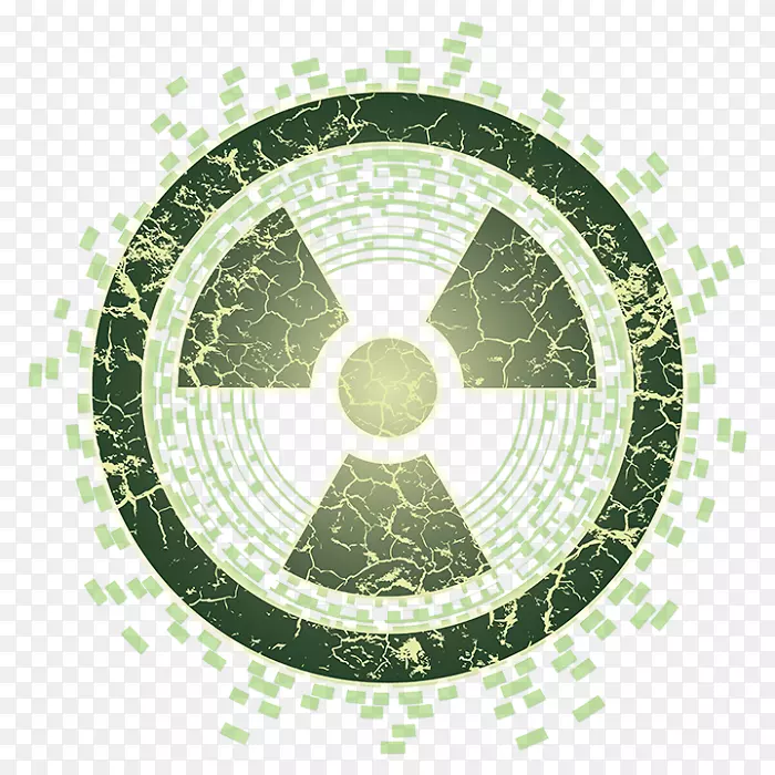 HULK放射性衰变辐射γ射线符号-hulk
