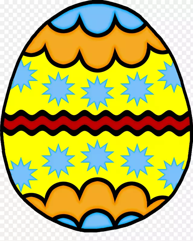 剪贴画复活节彩蛋开放部分复活节兔子-复活节