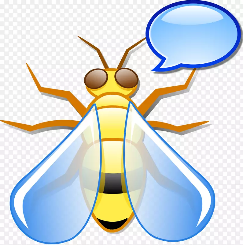 蜜蜂剪贴画昆虫电脑图标昆虫