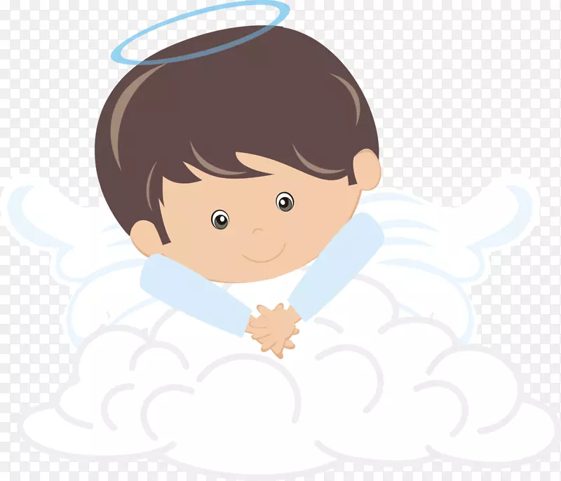 第一次圣餐婴儿洗礼剪贴画天使-天使