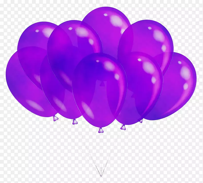 气球紫心
