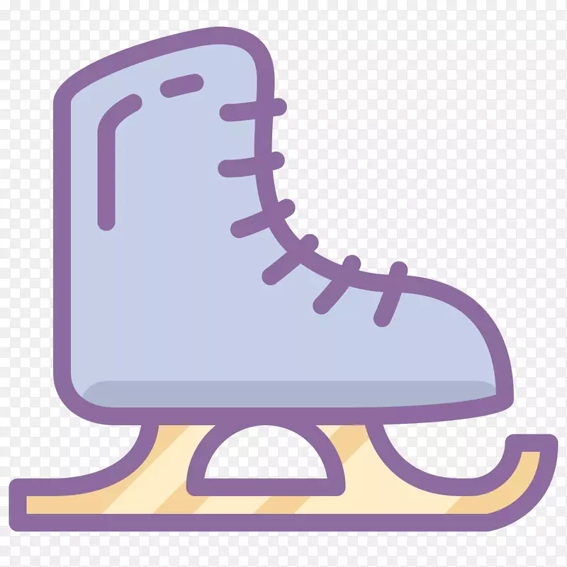 溜冰鞋电脑图标滑冰冰淇淋冰鞋溜冰鞋
