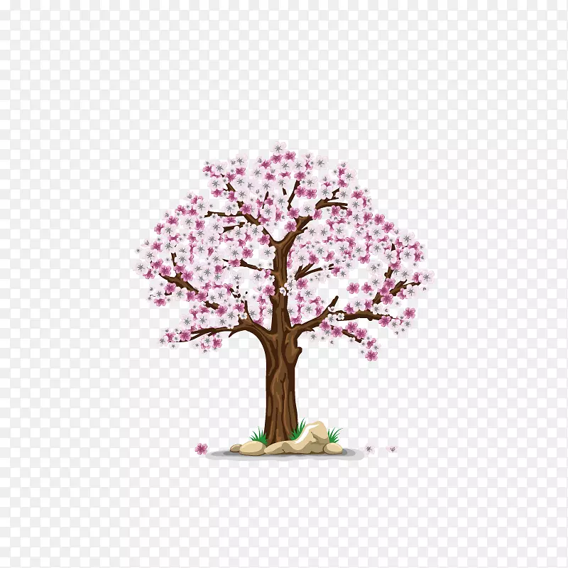 剪贴画樱花png图片树-理发师设计元素