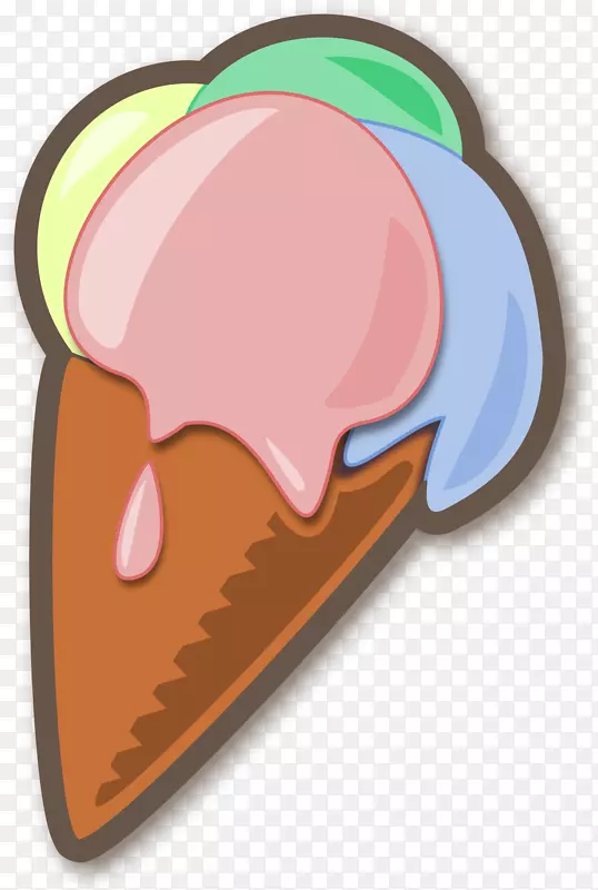 冰淇淋锥冰POP圣代冰淇淋