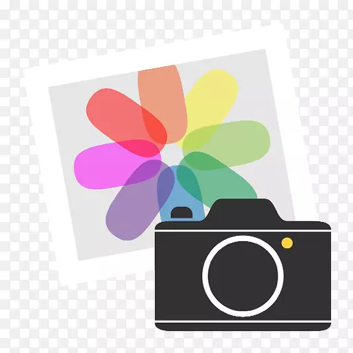 产品设计品牌图形矩形-iPhoto徽章