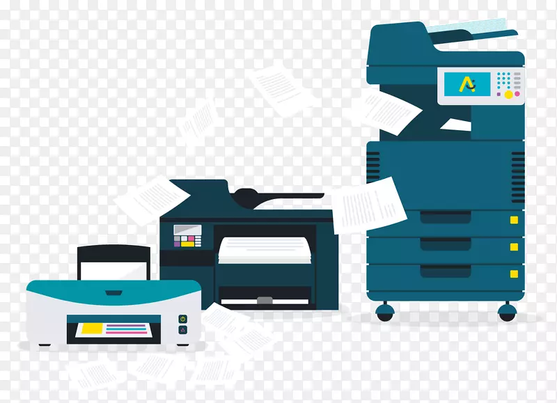 打印机纸张文件办公用品业务打印机