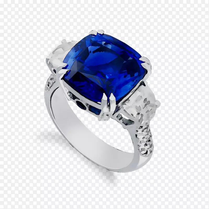 蓝宝石戒指珠宝钻石