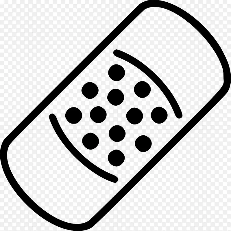 剪贴画图形电脑图标插图版税免费绷带图标
