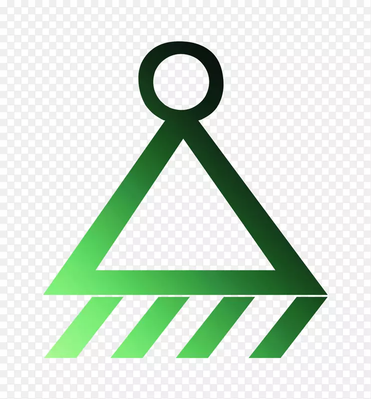 线三角形绿色产品