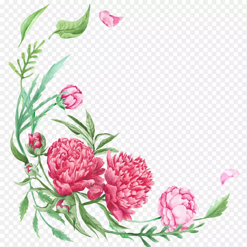 花型花束牡丹花