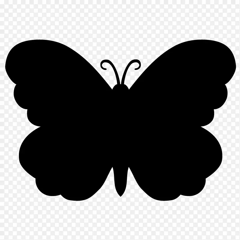 毛茸茸的蝴蝶夹艺术蝴蝶png图片图像