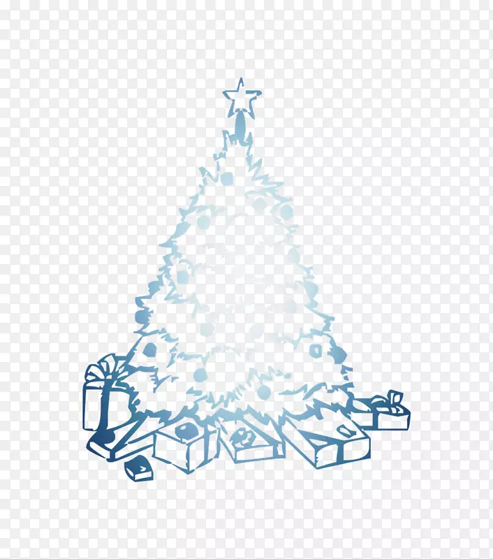 圣诞树，圣诞装饰，云杉，圣诞节的冷杉