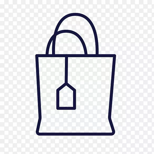 电脑图标购物袋符号