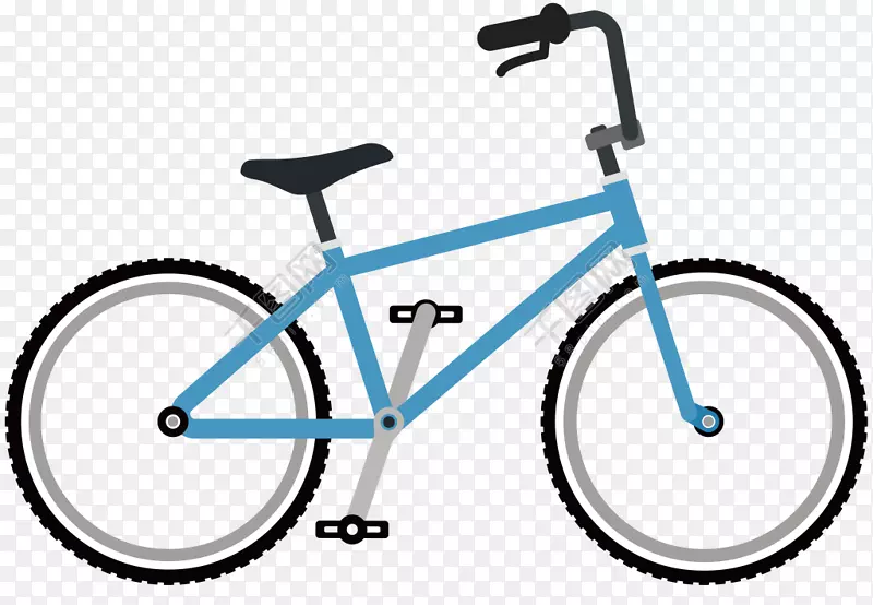 单速自行车盘式制动器固定齿轮自行车车架
