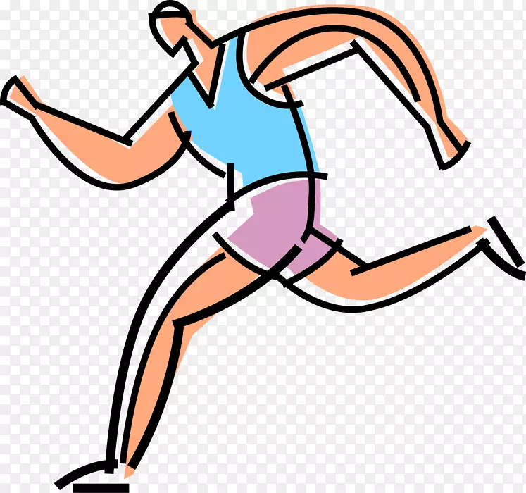 剪贴画图形插图png图片图像.Atletismo
