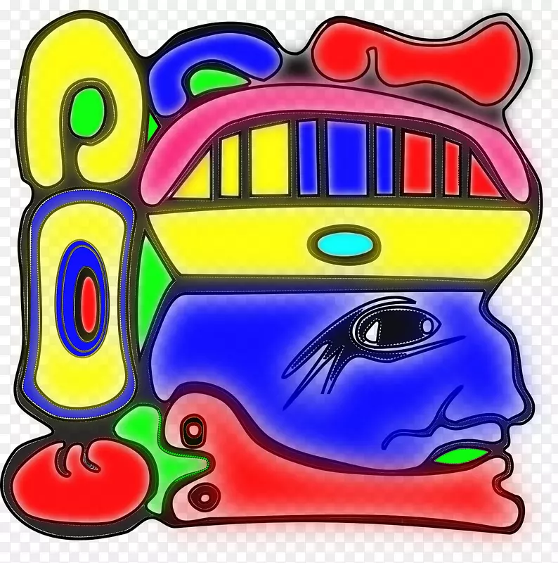 剪贴画png图片插图图形印加帝国-Aztec水彩