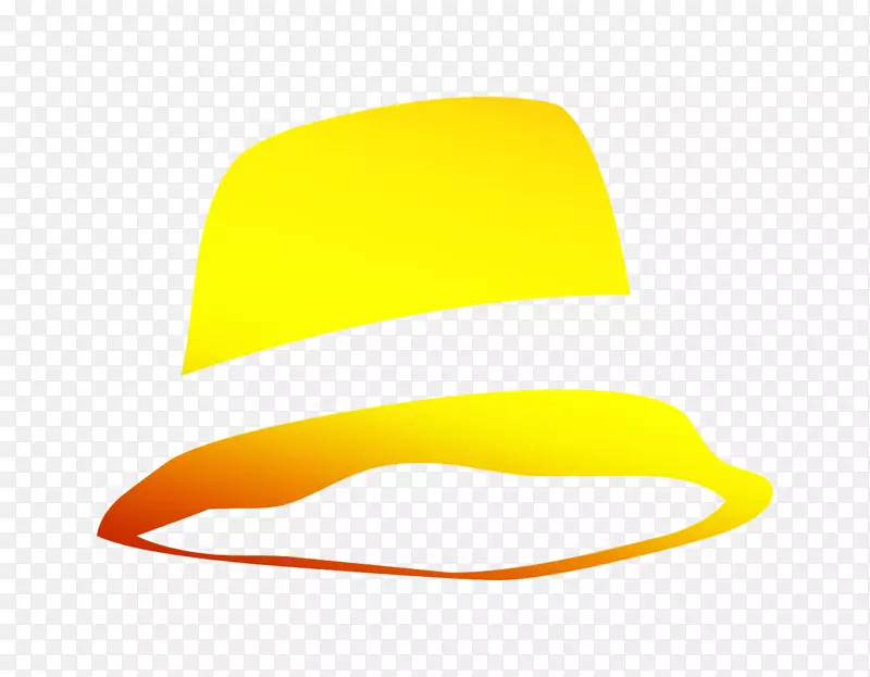 黄色产品设计帽