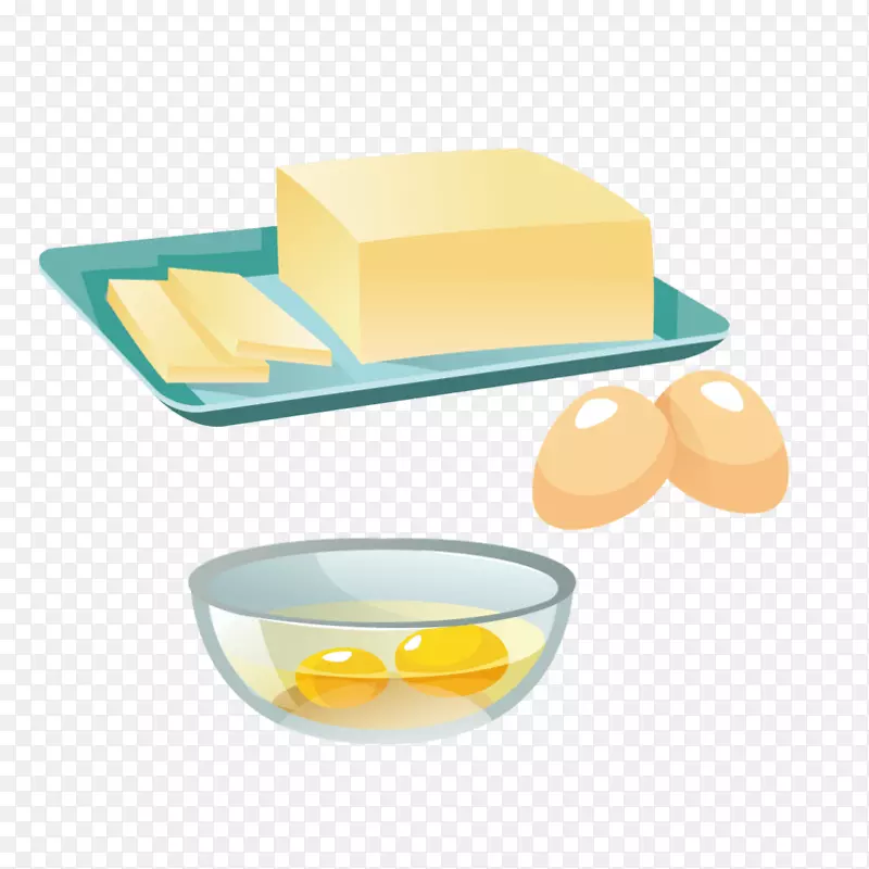 鸡蛋食品png图片图像配料.黄油设计元素